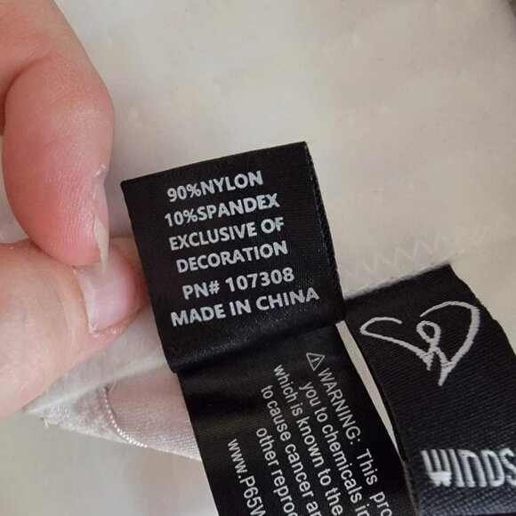 White sequin and lace bustier top - Picture 6 of 6